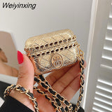 Weiyinxing Crossbody Bag For Women 2023 Gold Box Super Women Purse Top Brand Diamond Crown Fashion Bag Chain Shoulder Luxury Purse