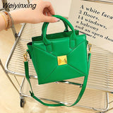 Weiyinxing PU Leather Crossbody Sling Bags for Women 2023 Elegant Purses and Handbags Female Luxury Brand Shoulder Bag Cute Lady Totes