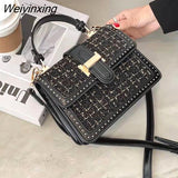 Weiyinxing luxury fashion handbags new trend fashion shoulder bag messenger small square bag