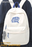 Weiyinxing Girl Boy Waterproof Laptop College Backpack Fashion Travel Lady Nylon Bag Men Women School Backpack Female Male Book Bags