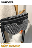 Weiyinxing Rhinestones Waist Bag For Women Waist Belt Bags Fashion Shoulder Crossbody Chest Bags Female Fanny Pack Brand Waist Packs