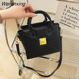 Weiyinxing PU Leather Crossbody Sling Bags for Women 2023 Elegant Purses and Handbags Female Luxury Brand Shoulder Bag Cute Lady Totes