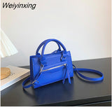 Weiyinxing Bag for Women New Fashion Casual Western Style Shoulder Handbag Simple Texture Messenger Small Square Bag