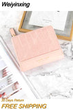 Weiyinxing Crocodile Pattern Women's Wallet PU Leather Purse Card Coin Handbags Female Multi-pocket Pouch Lady Shopping Purse