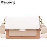 Weiyinxing Color Leather Crossbody Bags For Women 2023 Travel Handbag Fashion Simple Shoulder Messenger Bag Ladies Cross Body Bag