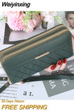 Weiyinxing Women's Wallet Female Purses Tassel Coin Purse Card Holder Wallets Female Pu Leather Clutch Money Bag Pu Leather Wallet2023