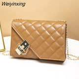 Weiyinxing Arrival Fashion Women's Small Crossbody Bag PU Leather Messenger Bag Zipper Handbag Purse Summer Travel Bag for Female