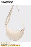 Weiyinxing Nylon Hobos Crossbody Bag for Women Designer Shoulder Bags Large Capacity Tote Lady Travel Shopper Bag Female Purses