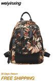 weiyinxing Designer 2023 Women Backpack Flower Pattern Female Fashion Shoulder Bags School Backpacks Bag for Teenage Girls Purses