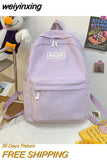 weiyinxing New Fashion Cute Girl Backpack Summer Bookbag Rucksack for Teens Schoolbag Waterproof Kawaii Candy Color Lady Mochila