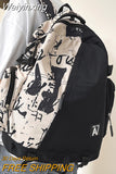 Weiyinxing Capacity Men Graffiti Backpack Camouflage Laptop Book Boy School Bag Female Fashion Women Cool Student Backpack Male Travel