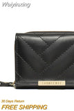 Weiyinxing Quality Leather Short Wallet for Women Zipper Card Holder Coin Pocket Ladies Small Purse Brand Women's Wallet Cute Moneybag