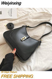 Weiyinxing Designer Bags Fashion Women PU Leather Shoulder Underarm Bag Brand Female Handbags Purses Trend New Travel Crossbody Bag