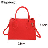 Weiyinxing Handbags Small Tote Female Travel Top Handle Bags for Women Shopping Leisure Phone Bag Birthday Party Gifts