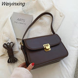 Weiyinxing YIDE Women's Shoulder Bag Handbag Messenger Bag Preppy Style Female Bag Vintage Envelope Bag High quality Briefcase Purse