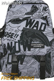Weiyinxing Female Men Waterproof Cartoon Printing Laptop Ladies College Backpack Fashion Women Book Boy Girl Travel Leisure School Bag