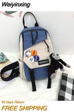 Weiyinxing Bag Female Cross Body Bag Sports Student Shoulder Bag Casual Male Cross Body Bag Japanese Small Backpack