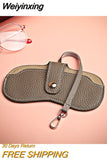 Weiyinxing Glasses Bag Popular Sunglasses Case Hand Carry Bag Glasses Bag Stylish Portable Decorative Simple Glasses Accessories