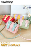 Weiyinxing Color Children Crossbody Bags Fashion Baby Girls Accessories Coin Purse Handbags Cute Kindergarten Kids Mini Shoulder Bag