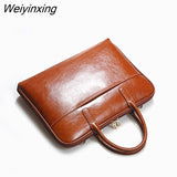 Weiyinxing Leather Women Bag Cowhide Large Capacity Female Laptop Handbags Travel Bag Black Big Shoulder Tote Bags Luxury Fashion 2023