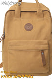 Weiyinxing Female Canvas White Laptop Ladies Vintage College Backpack Male Girl Travel Boy Leisure Retro Book Men Women School Bags