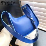 Weiyinxing Spring Solid Color PU Leather Shoulder Crossbody Sling Bags for Women Fashion Bag Luxury Brand Female Handbags and Purses