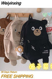 Weiyinxing Junior School Girls Primary School Students College Wind and Day Department Cute Bear Cartoon Large Capacity Backpack