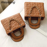 Weiyinxing Flap Crossbody Bag For Women 2023 Designer Women Shoulder Bag Handbag purse Women Messenger Bags Vintage Pu Ladies