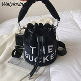 Weiyinxing YIDE 2023 New Bucket Shoulder Crossbody Bags Women Handbags and Purse 2023 New Lady's Messenger Bags High Quality Women Bag