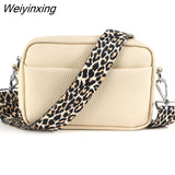 Weiyinxing YIDE Solid Classic Purses and Handbags Women Wide Fabric Strap Crossbody Bag Ladies Luxury Daily Use Zipper Shoulder Bags