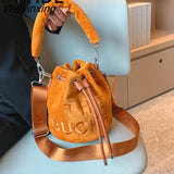 Weiyinxing YIDE 2023 New Bucket Shoulder Crossbody Bags Women Handbags and Purse 2023 New Lady's Messenger Bags High Quality Women Bag