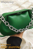 Weiyinxing Chain Top-handle Bags Luxury Women Egg Shape Small Shoulder Crossbody Bags Fashion Brand Handbags Simple Female Purses