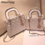 Weiyinxing Bag Handbag Purse 2023 Luxury Crossbody Bags For Women Plaid Candy Color Flap Ladies women's Shoulder Tote Messenger bag