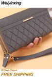 Weiyinxing Ladies Wallet New Long Style Korean Version Simple Double Zippers Explosive Coin Purse Multi-card Large Capacity Card Pack