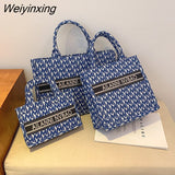 Weiyinxing Women's Totes Famous Brand Design Hand Bags Classic Luxury Crossbody Bag For Women 2023 Laptop Handbag Big Messenger Purse