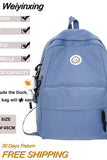 Weiyinxing Multi-Pocket Female Backpack Book School Bag for Teenage Girls Boys Student Women's Travel Rucksack Small Or Big Size