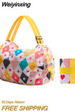 Weiyinxing Storage Organizer Bag Waterproof Shopping Tote Bag Large Capacity Eco Friendly Shopping Bag Save Space for Outdoor Travel