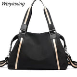Weiyinxing feminina de marca famosa com alça superior, bolsa de mão de náilon casual para mulheres, bolsa tote transversal de corpo