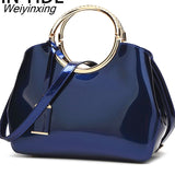 Weiyinxing High Quality Patent Leather Women Bag Ladies Cross Body Messenger Shoulder Bags Handbags Women Famous Brands Bolsa Feminina