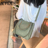 Weiyinxing Alligator Bucket Bag For Women PU Leather Shoulder Bag Big Capacity Crossdbody Bag Fashion Messenger Bag Luxury Lady Handbag