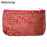 Weiyinxing Free Shipping New 2023 Hot Women Makeup Case Pouch Cosmetic Bag Toiletries Travel Jewelry Organizer Clutch Bags