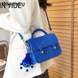 Weiyinxing Klein Blue Women Bags 2023 Fashion Bag Ladies Designer Handbags Hot Simple Solid Color Crossbody Casual Bags for Girls