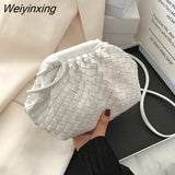 Weiyinxing PU Leather Crossbody Bags For Women 2023 Solid Color Shoulder Bag Branded Female Handbags And Purses Lady Totes Bag Clutch