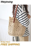Weiyinxing Summer New Korean Mori Lace Beautiful One Shoulder Handbag Ladies Large Capacity Bucket Shopping Bag fashion bags