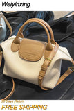 Weiyinxing Quality Fashion Casual PU Leather Crossbody Bags Luxury Designer 2023 Simple Style Handbags New Classic Shoulder For Women