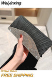 Weiyinxing Women Exquisite Evening Bag Party Banquet Glitter Purse Lady Elegant Wedding Clutches Handbag Female Cocktail Chain Shoulder Bag