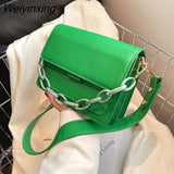 Weiyinxing Color Leather Flap Crossbody Hand Bags for Women 2023 New Women's Branded Trending Ladies Small Shoulder Handbags Purse