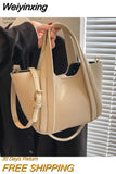 Weiyinxing Large Capacity Fashion Bucket Handbags 2023 Luxury Designer Classic Vintage Crossbody Bags For Women Summer Casual Shoulder