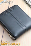 Weiyinxing New Wallet Men Casual Short Male Clutch Leather Wallet Small Wallet fashion Card Holder Men Coin Purse billetera hombre