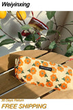 Weiyinxing Corduroy Women's Cosmetic Bag Simple Plaid Girls Canvas Pencil Case Leopard Print Ladies Lipstick Storage Bag Small Wallet